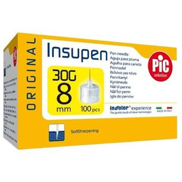 PIC Insupen Igły do penów 30G 8mm, 100