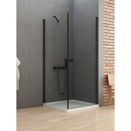 New Trendy New Soleo Black kabina kwadratowa 80x80