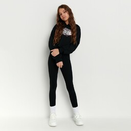 Sinsay - Komplet: bluza i legginsy - Czarny