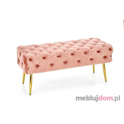 Ławka ATHENA Halmar Różowy