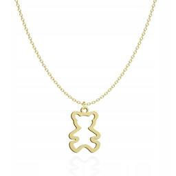 Pozłacany Naszyjnik MIŚ TABLICZKA GRATIS