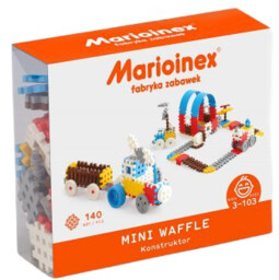 MARIOINEX - Klocki Mini Waffle niebieski
