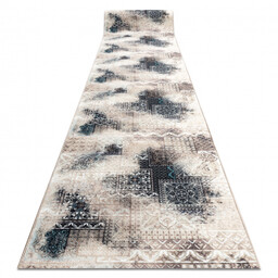 CHODNIK podgumowany PATCHWORK vintage guma beż 80 cm