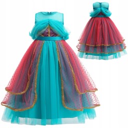 Sukienka Strój Jasmina Dżasmina Arabska Dubajska Księżniczka Bal