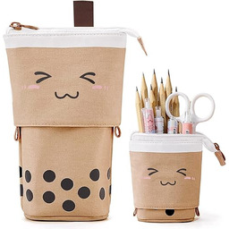 JANREAY Śliczny piórnik teleskopowy 2 w 1, uchwyt