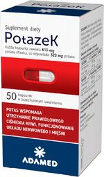 Potazek, 50 kapsułek o przedłużonym uwalnianiu