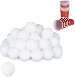 Relaxdays GmbH 10021524 Beer Pong, 48 sztuk, tenis