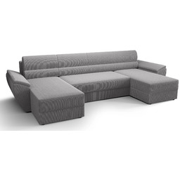 Edinos Szary rozkładany narożnik w kształcie U G5-D58