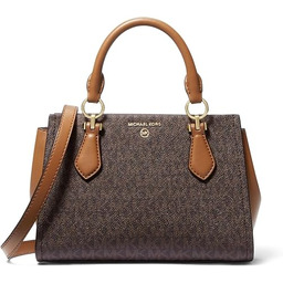 Michael Kors Marilyn mała torba crossbody, Brązowy/Żołądź, One