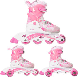Rolki Raven 3w1 Laguna (white/pink)
