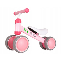 Rowerek biegowy treningowy mini rower dla dzieci różowy