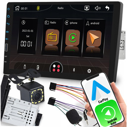 Radio Samochodowe 1 Din 9 Cali Bt Ekran