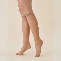 Gabriella 2 Pary Bezuciskowe podkolanówki 15 den, bez