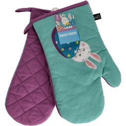 Komplet Rękawic Kuchennych Sweet easter 19x30 cm