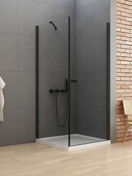 New Trendy New Soleo Black kabina kwadratowa 90x90