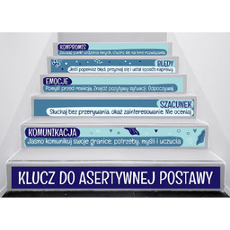 Naklejki na schody: Klucz do asertywnej postawy