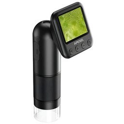 APEXEL Mikroskop cyfrowy LCD APL-MS008 Czarny Zyskaj