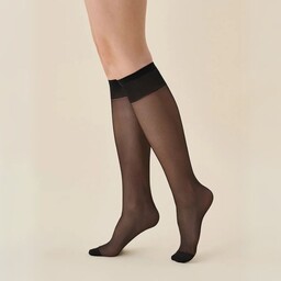 Gabriella 2 Pary Bezuciskowe podkolanówki 15 den, bez