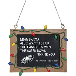 Philadelphia Eagles żywica tablica kredowa znak ozdoba