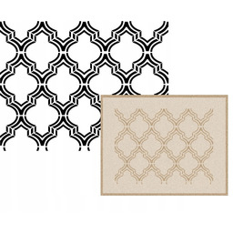 Szablon Tapeta Maroko 1 90x70cm Malarski, Do Tynków