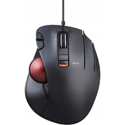 Elecom Ex-g Trackball Usb Mysz Ergonomiczna Czerwona Kulka