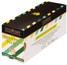 Mix zielonych i białych herbat Richmont 12x4g