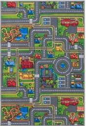 Dywan dziecięcy Bardzo Duży do Przedszkola 200x300 Ulice