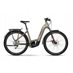 Rower elektryczny Haibike Trekking 8 Low Beżowy r.
