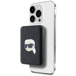 Karl Lagerfeld Powerbank indukcyjny KLPB5FPGKSKIHK 15W 5000mAh czarny/black