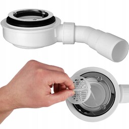 Syfon brodzikowy 90 do brodzika Kyntos Teos czyszczony