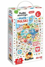 Czuczu Puzzle obserwacyjne Mapa Polski