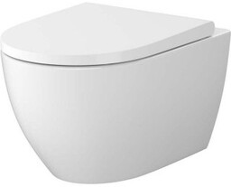 CERSANIT Miska zawieszana ZEN PRO oval z deską