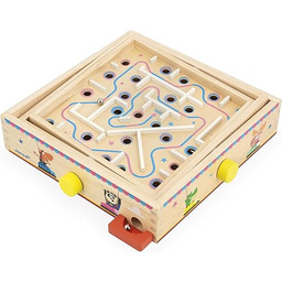 Janod Drewniana gra w labirynt dla dzieci