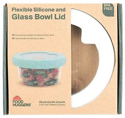 Silikonowo-szklana pokrywka wielofunkcyjna XS Food Huggers - soft