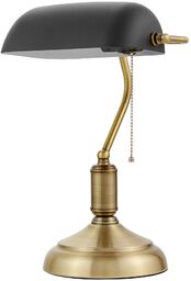 Banker lampka biurkowa klasyczna bankierska LDT 305 (BK)