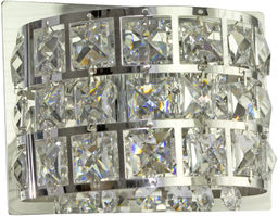 Candellux SATURN 21-87228 kinkiet lampa ścienna chrom kryształki