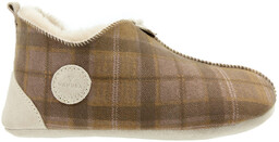 Kapcie męskie OXFORD Tartan beżowe