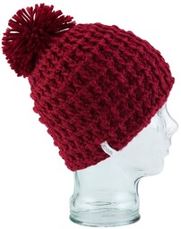 czapka zimowa COAL - The Waffle Burgundy (04)