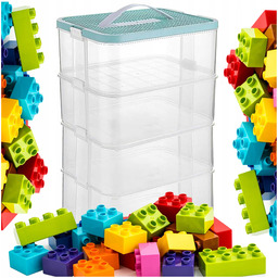 Pojemnik Na Klocki Lego Pudełko Pojemniki Organizer Plastikowy