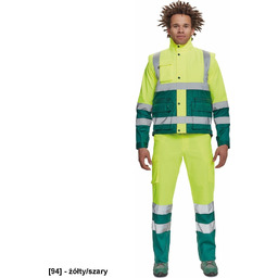 HELLIN HV - bezrękawnik - żółty/szary M