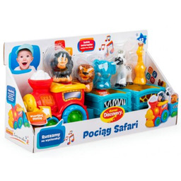 DUMEL Zabawka interaktywna Muzyczna Pociąg Safari DD44697