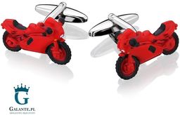 Spinki do mankietów Czerwony motor SD-1460