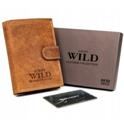 Portfel koniakowy Always Wild N4L-P-CHM-1034 COGNA
