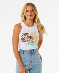 podkoszulka RIP CURL - Sunset Ribbed Tank White