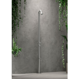 Prysznic zewnętrzny ogrodowy 229cm, stal nierdzewna AISI 316L