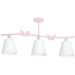 Milagro Dziecięca lampa wisząca potrójna ALICE PINK MLP979