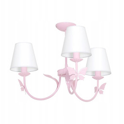 Milagro Żyrandol Alice Pink 3xE14 Lampy Dziecięce
