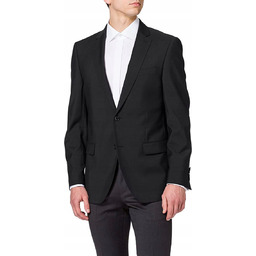 BUGATTI SZARA WEŁNIANA MARYNARKA ELEGANCKA 48 JXE