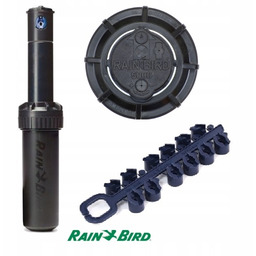 Zraszacz wynurzalny rotacyjny Rain Bird 5004 zasięg