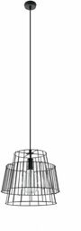 Lumes Czarna druciana lampa wisząca loftowa - EX582-Gati